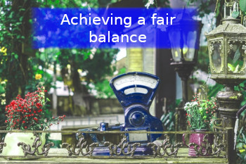 Fair Balance weighing scales